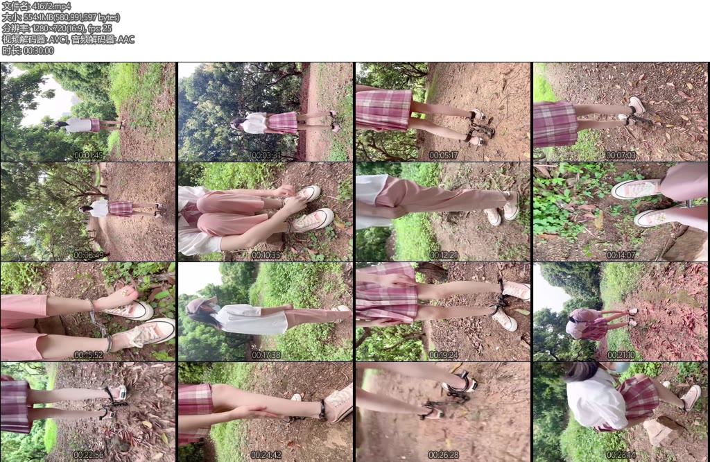 [亚洲绳艺] 学妹户外镣铐行走各种脚镣-丝依依