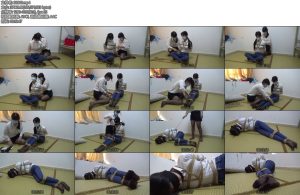 [新月原创] 玉箫彩依女舞绳系列牛仔裤库里丝日式紧缚丝袜蒙眼封嘴欺负人-丝依依