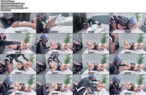 [雪宝日记] 神偷少女深夜潜入宅女偷盗却被宅女小脚吸引随即迷晕羞辱捆绑玩弄鞋子捆脸脚底写字舔脚强迫认主-丝依依