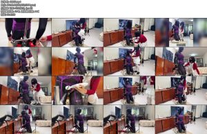 [糖糖原创] 糖糖经典金属拘束人体家具放置跪缚身体控制无法逃脱金属地狱被迫进行控制训练电击控制皮鞭av棒放置抚摸调教-丝依依