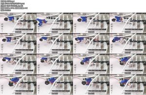 [亚洲绳艺] 一只萌熊楼梯上的作死自缚-丝依依