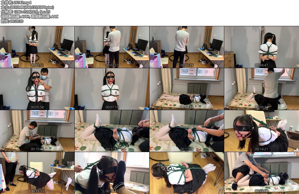 [WN原创] 白丝妹子月伊初绑严厉驷马！闷绝闻脚，人肉椅子，驷马自由落体！-丝依依