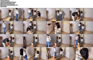 [龙飞原创] 抓捕带走审讯室老虎凳捆绑痛苦到挣扎晕倒-丝依依