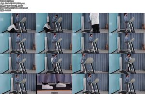 [心悦艺束] 大学生拘束体验大长腿瑜伽老师全身镣铐镣铐跑步机后面还要承受心悦咸猪手的TK挠痒X_X抚摸挑逗走着走着就腿软了-丝依依