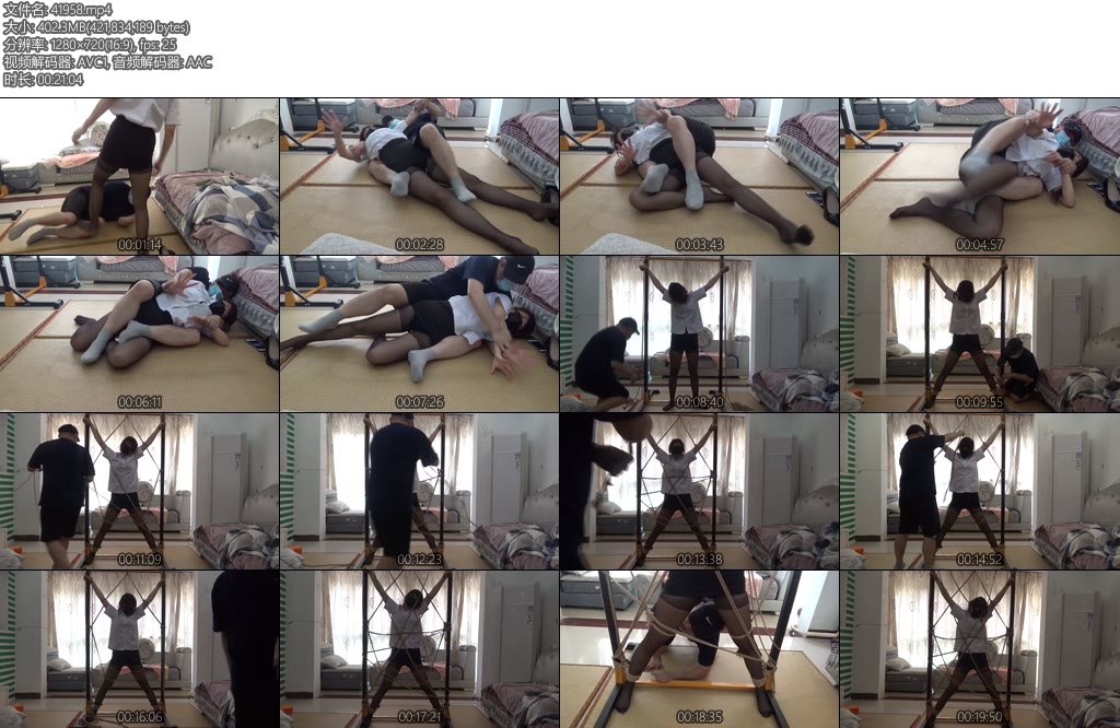 [新月原创] 佳怡定拍纠缠大字舔腿衬衫包臀裙黑丝高跟鞋-丝依依