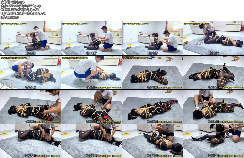 [可乐inrey] 刚健身回来的黑丝少女被绑回忆录-丝依依