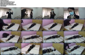 [新月原创] 红豆微剧情西装裤里丝入室上床上一字缚TD挠痒挣扎-丝依依