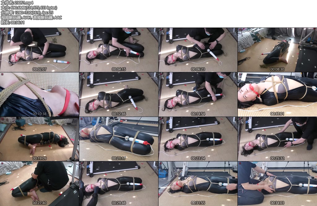 [绳之韵] 菲菲绳模专属健身三拍（第五集）口球、直臂驷马-丝依依