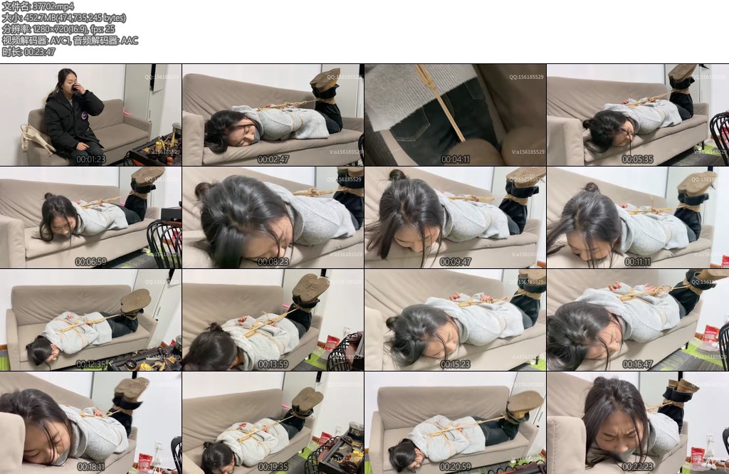 [龙飞原创] 大学生应聘没想到误入人贩子公司遭到人贩子迷晕捆绑 醒来之后害怕紧张恐惧-丝依依