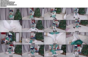 [刻猫猫] 伪娘cosplay温迪白丝足部特写紧缚挣扎-丝依依