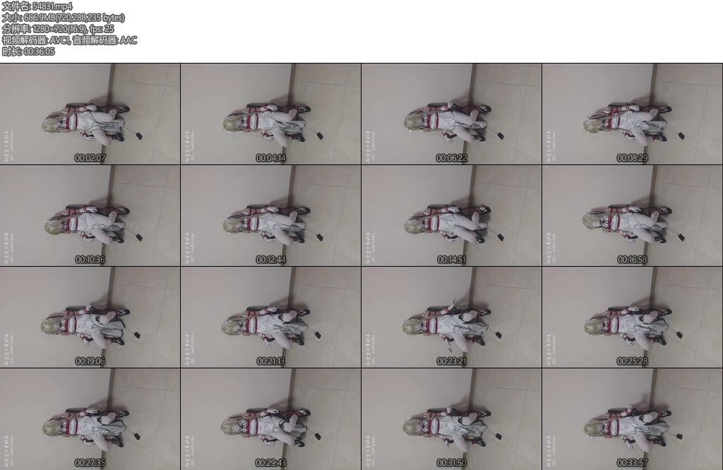 [欧金金] 穹妹的放置调教被小玩具刺激挣扎无果直到脱力-丝依依