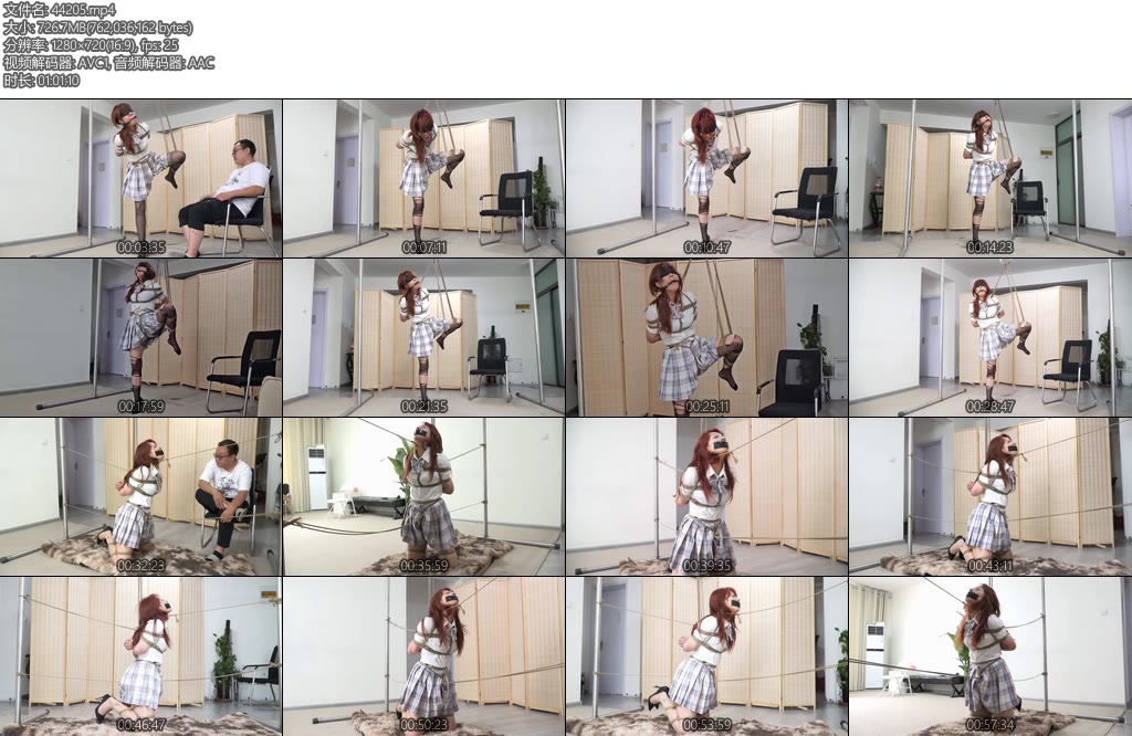 [逍遥原创] JK女孩的劫难手撕黑丝股绳刺激原味堵嘴呻吟不断单腿吊-丝依依