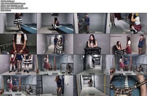 [忘忧社] 主人公可可经朋友推荐来到求奴岛体验中心她对即将到来的体验充满好奇与期待然而当她被带重镣手脖连铐关起来等待同伴冉冉时她感到束缚感强烈并开始感到无聊和烦躁-丝依依