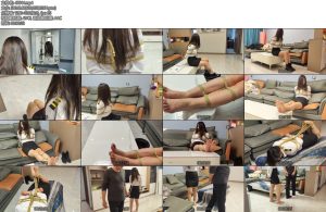 [李大侠] 美女茜茜OL制服裙装短靴紧缚体验&金属禁锢-丝依依