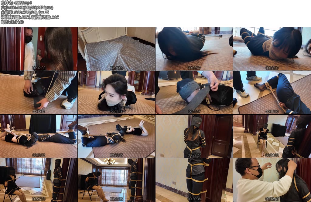 [枫叶原创] 残酷的绑架案下得救的小智雪婉遭遇报复丝袜套头驷马捆绑柱缚椅缚-丝依依