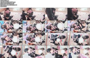 [一颗露露子] JK丝袜究极榨汁责挑战驷马吊缚M字开腿各种姿势连续榨汁地狱-丝依依