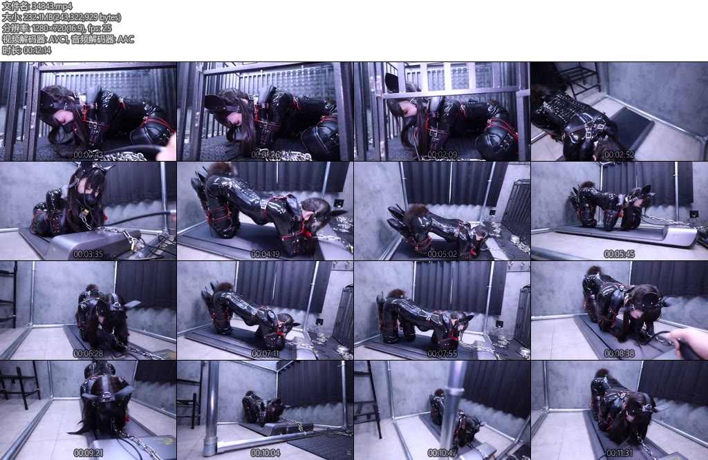 [D-Lemon] 10分〜ヒトイヌ歩行訓練complete plan 乳胶犬的一天，又要上跑步机了咩，也好，刚好减肥了呢...可是塞着[X_X]尾巴减肥是闹哪样？-丝依依