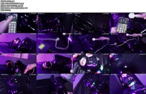 [JIOJIO原创] 乳胶の母畜性奴隶3变成乳胶玩偶放入真空乳胶睡袋乳胶头套眼罩口塞郊狼电击震动B烤香肠-丝依依