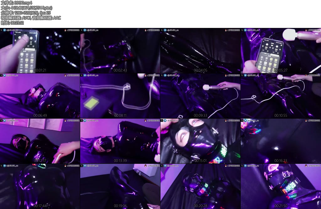 [JIOJIO原创] 乳胶の母畜性奴隶3变成乳胶玩偶放入真空乳胶睡袋乳胶头套眼罩口塞郊狼电击震动B烤香肠-丝依依