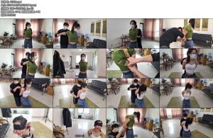 [星星之火] 精致极限直臂五花柔性耐力都在线意之窗汤圆白色连体衣紧勒的股绳-丝依依