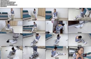 [梦川原创] 舞蹈服大袜胶带紧缚4·5口球效果验证-丝依依