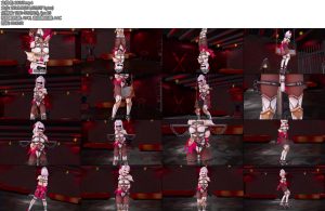 [动画片] 原神拘束动画严密的铁链龟甲缚高叉装诺艾尔-丝依依