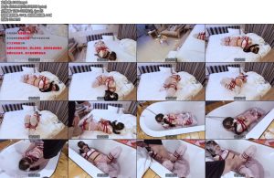 [HUI原创] 把潼潼捆好放床上X_XTD放置然后洗澡去洗完再把潼潼扔浴缸里ZDB双重强高绳子湿水以后超紧超硬解都解不开-丝依依