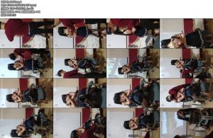 [雯雯原创] 小m不爱看战争片被绑椅子上强迫观看极限后高手-丝依依