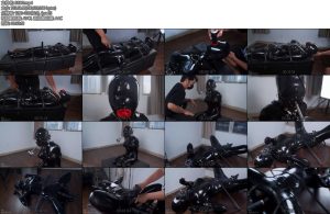 [闪闪原创] 闪闪工作室 黑胶家具摆设挣扎不能的绞首虐口三个剧震道具全开直达天际的求救声-丝依依