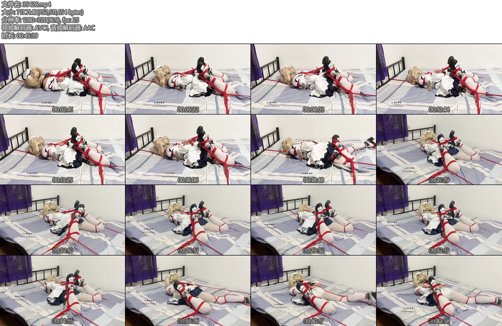 [坎喵原创] 原神cos芭芭拉折腿驷马床上固定放置电击强高（上）-丝依依