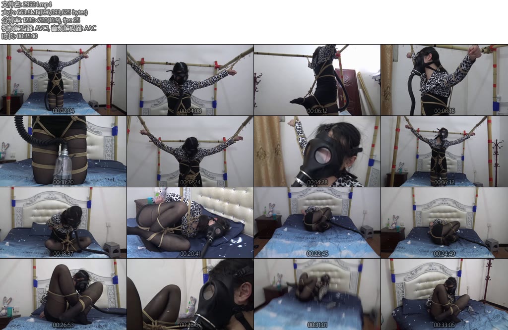 [胜景影视] 捆绑窒息的感觉~佳佳-丝依依