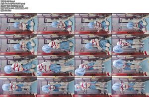 [鬼识原创] cosplay地狱少女阎魔爱伪娘跪缚椅缚锁链TK震动挣扎-丝依依