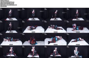 [莉雅原创] 琳妮特紧缚逃脱训练cosplay紧缚丝袜堵嘴强膏微剧情-丝依依