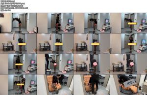 [欢乐谷] 被折磨的御姐深度版 黑丝红边吊带袜，超高跟，捆绑罚站，弯下腰，崛起屁股，除了被强制配合，m别无他选-丝依依