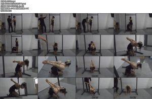 [艺束人生] 可可紧缚初体验（上集） 黑丝吊带裙直臂跪缚吊-丝依依