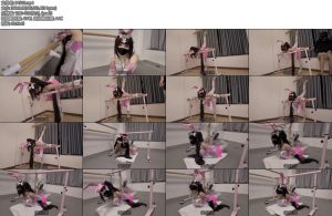 [凛凛蝶] 柔骨兔小舞的训练极限柔韧驷马单腿一字马SP-丝依依