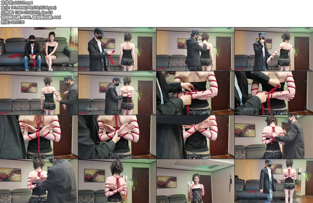 [一绳所爱] 五花大绑绳艺教学 美人小宋，美人与五花绝配-丝依依