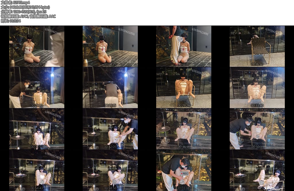 [欢乐谷] 从山西奔赴过来体验捆绑调教的肉丝小m-丝依依