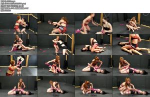 [欧美绳艺] Female Wrestling Bondage Suji VS Lex-丝依依