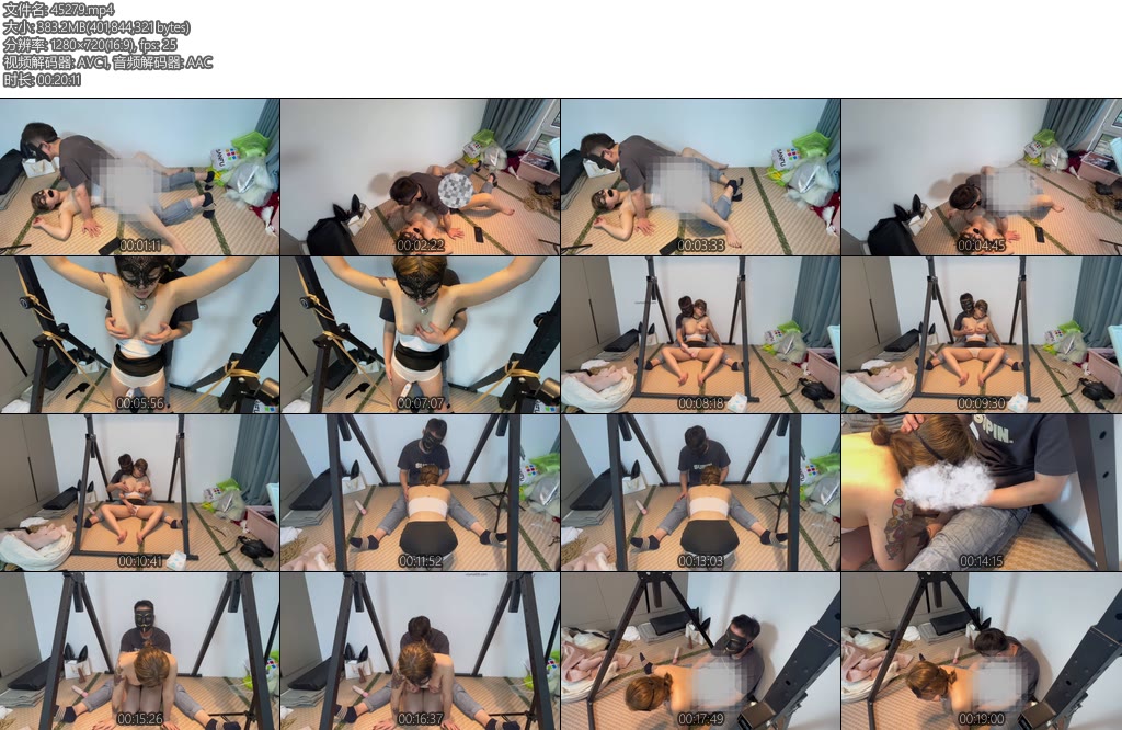 [延江艺束] 原创暴力WN晓晓吊起禁锢大棒强高QG超大C度多体位做A怒射嘴内KB-丝依依