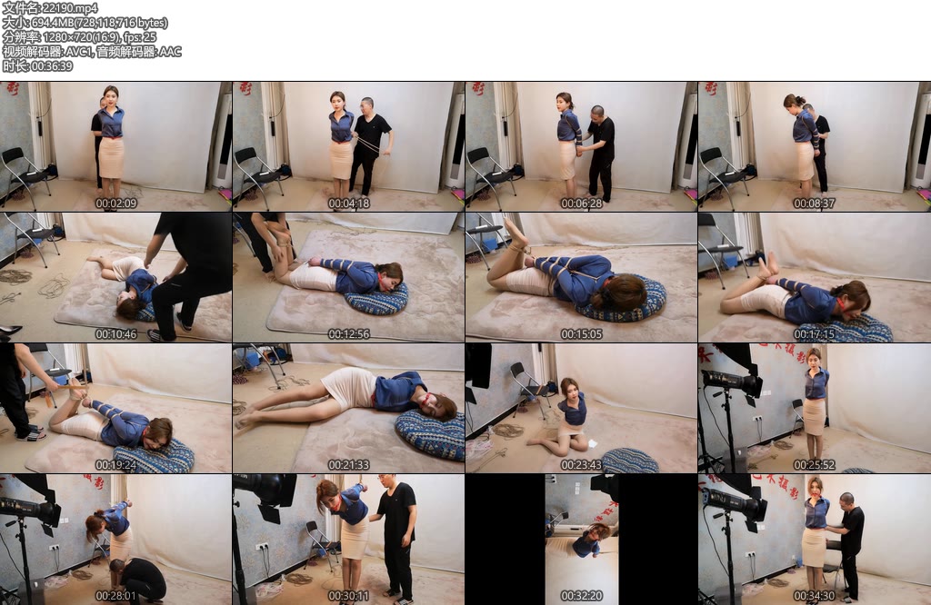 [随心原创] 云熙 白领装直臂驷马与吊绑 优美的曲线-丝依依