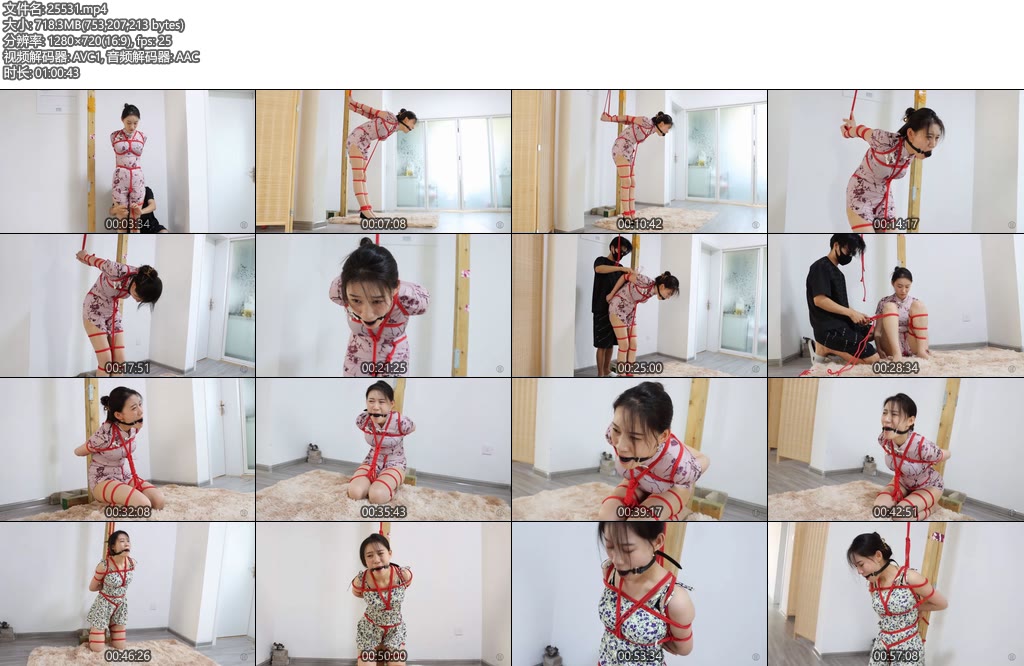 [得意客] 身材超棒的思思，旗袍与吊带裙红绳紧缚-丝依依