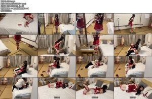 [凌烨原创] 凌day 圣诞礼物小Y捆绑tj挣扎-丝依依