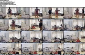 [新月原创] 佳怡工作室琳媚惜言COS大乔挑战蹲马步锻炼失败后被驷马铐惩罚挣扎的大白脚相当带感-丝依依