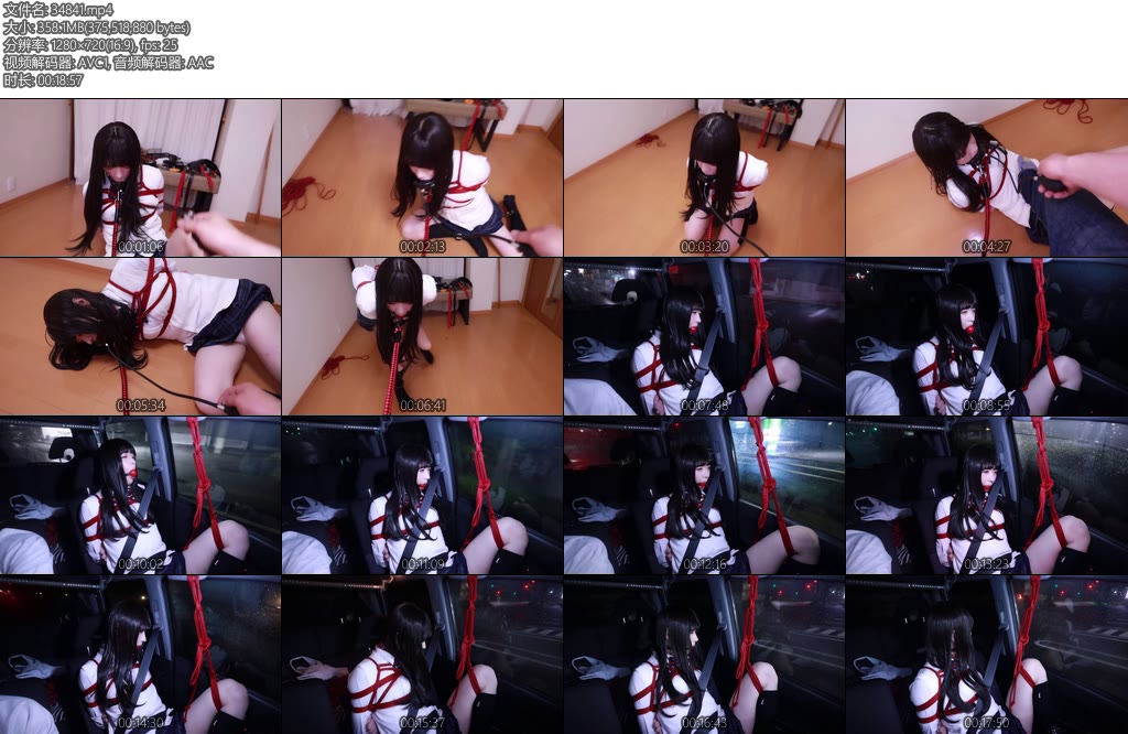 [D-Lemon] 10分制服緊縛ドライブcomplete plan 主人今天想带人家出门嘛？欸为什么又要被绑在车上走真的很羞耻啦，-丝依依