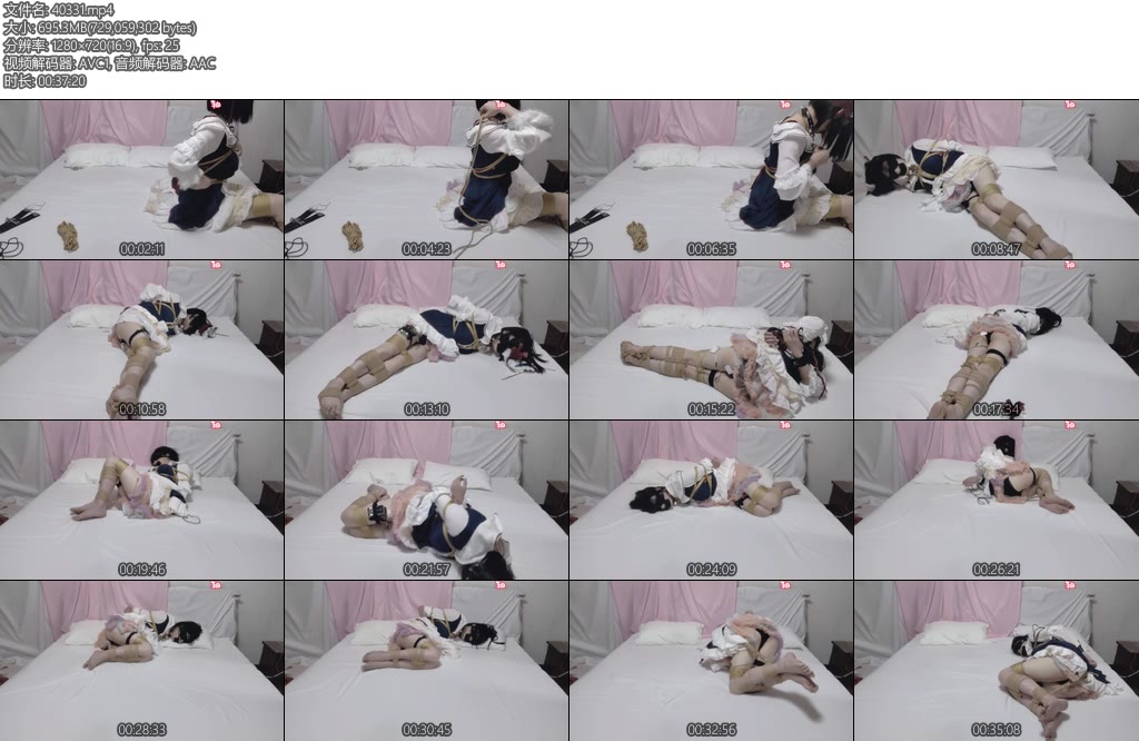 [袖里原创] 自缚洛丽塔项圈郊狼日式驷马腿部大用量-丝依依