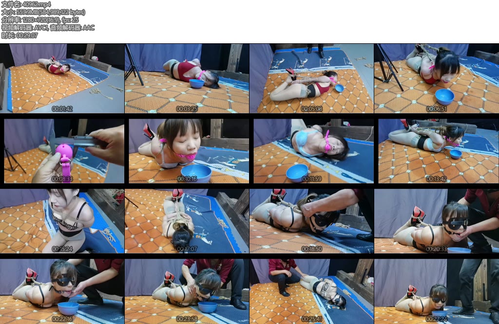 [飞天原创] 悦儿4公分口球直臂放置觉得不过瘾在换一个5公分口球继续放置口水大量喷出继续找点刺激-丝依依