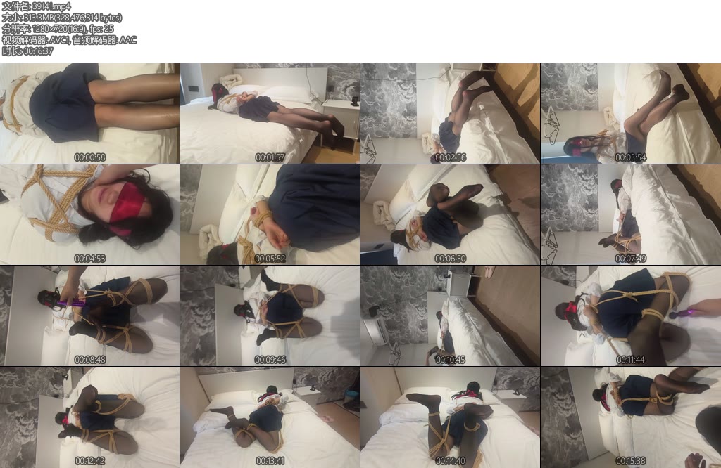 [亚洲绳艺] 番茄ss番茄 锦瑾的第二次约绑黑丝震动tk调教-丝依依