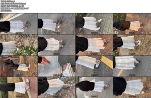 [布莱恩] 大学生妹子户外脚镣重镣外出走路-丝依依