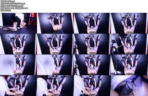 [面具原创] 面具男 人美声甜的小伪娘模特花花拍写真被下药迷晕被摄影锁在展示墙上反复调教-丝依依